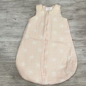 Aden + Anais. Sleep sack. Pink and white. Size s.